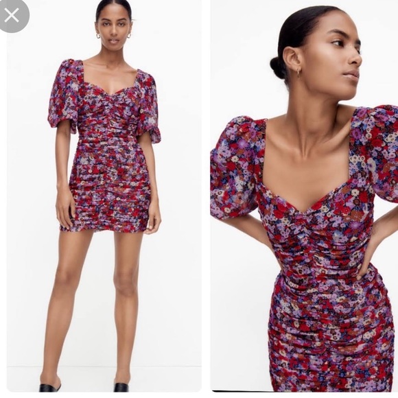 Zara Dresses & Skirts - Zara Printed Dress Size Small